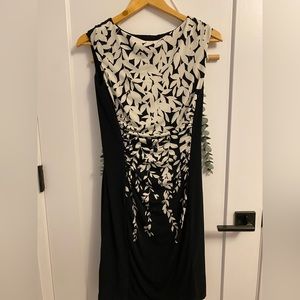 Lauren Ralph Lauren Formal Dress, Black and White pattern